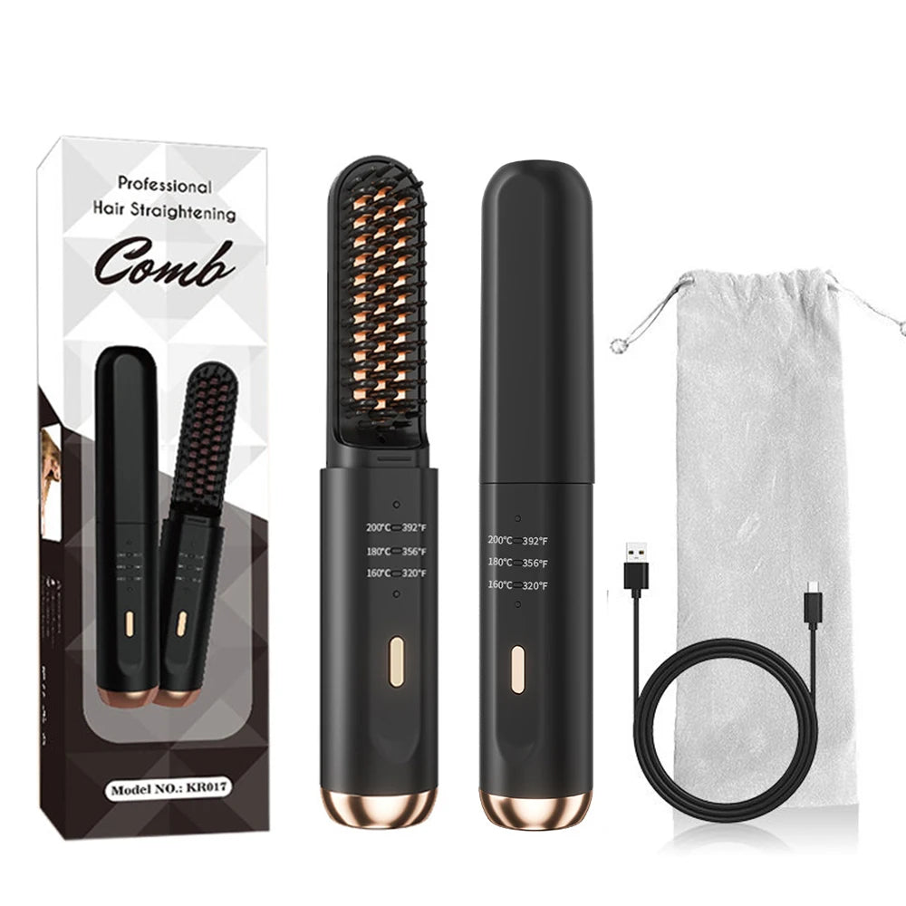 Cordless Beard Straightener for Men